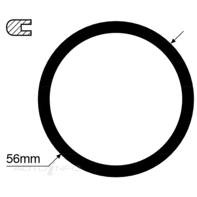 Mazda E2500 SR 4cyl 2.5L WL Thermostat Housing Gasket Seal (1997 - 1999)