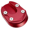 Honda 125 2013-2023 - Includes Wrench, Red Motorcycle Kickstand Plate Pad
