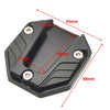 Motorcycle Bikes - Red Kickstand Extender Foot Stand Pad