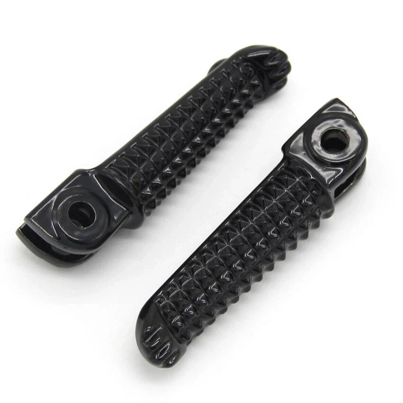 Yamaha YZF R1 R1M R1S Black Front Footrest Pegs (2015-2023)