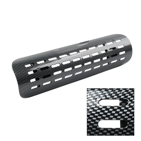Motorcycle - Carbon Curved Exhaust Muffler Pipe Heat Shield Cover