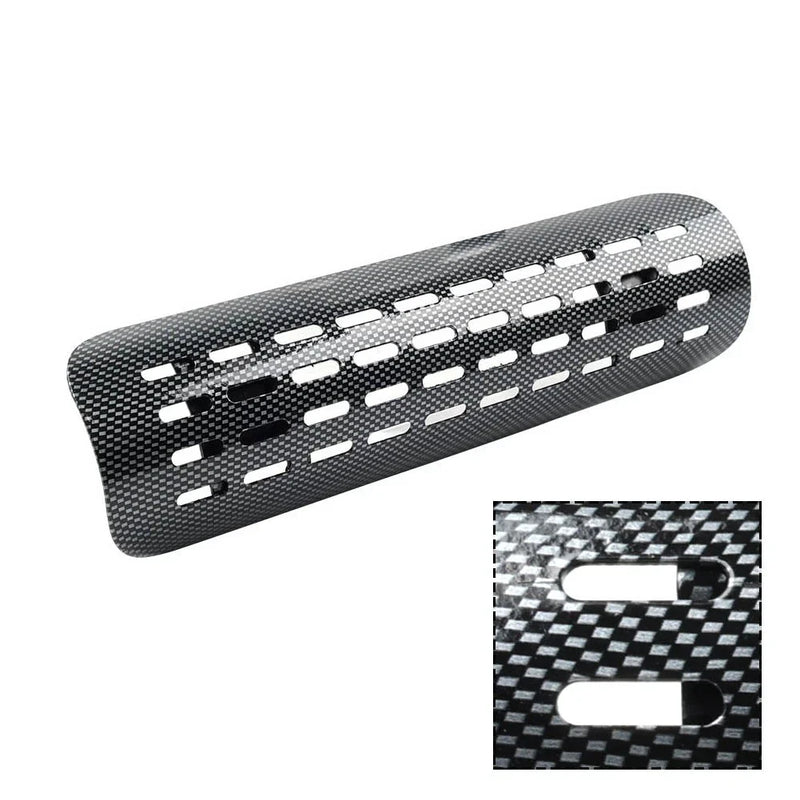 Motorcycle - Carbon Curved Exhaust Muffler Pipe Heat Shield Cover