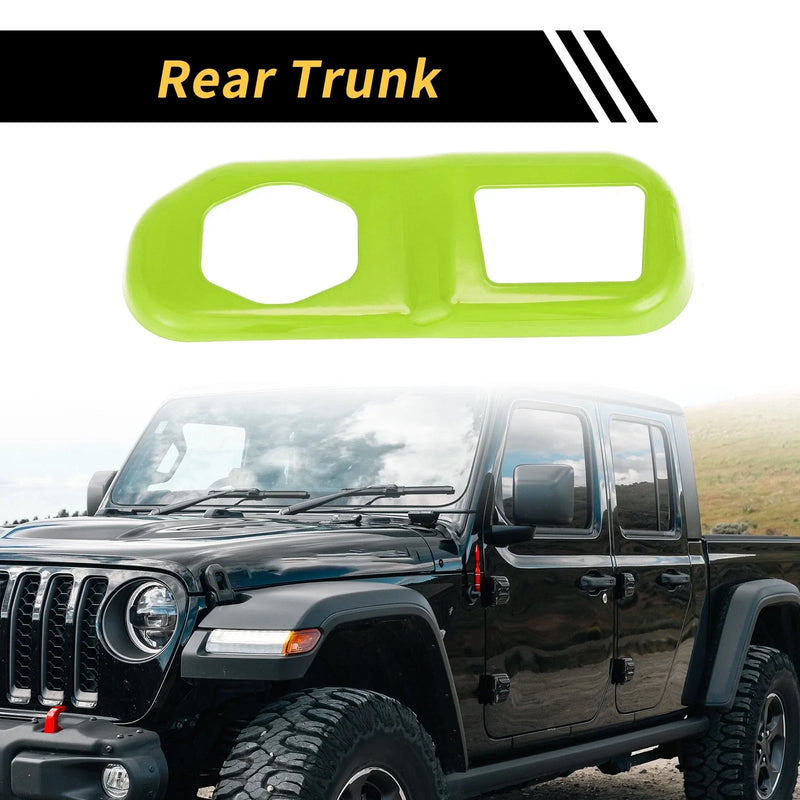 Jeep Wrangler JL JLU Rear Trunk Lock Panel Cover Trim (2018-2024)
