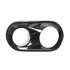 Macan 2015-2020 Real Carbon Fiber Headlight Switch Buttons Cover Trim Fit