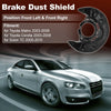 Toyota Matrix 2 x Wheel Brake Dust Shield (2003–2008)