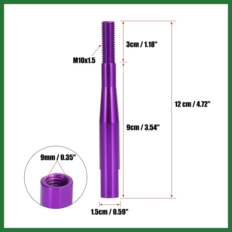 Honda M10X1.5 Purple Gear Shift Knob Extender
