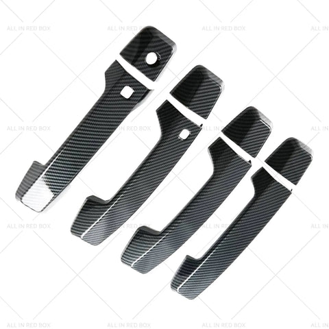 Mitsubishi Triton L200 Carbon Fiber Side Door Handle Covers (2023-2025)