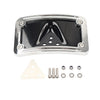 Harley Dyna Fat Bob Curved Laydown License Plate Frame Mount Bracket