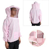 Bee Keeping Polyester Cotton Pink Beekeeping Jacket with Veil & Hat