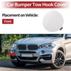 BMW X6 F16 M White Front Bumper Tow Hook Cover (2015-2019)