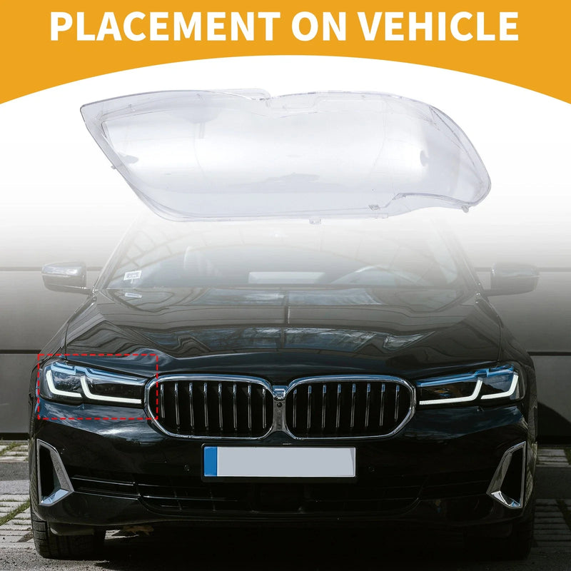 BMW X5 1 x Front Right Headlight Lens Cover Clear (2004 - 2006)