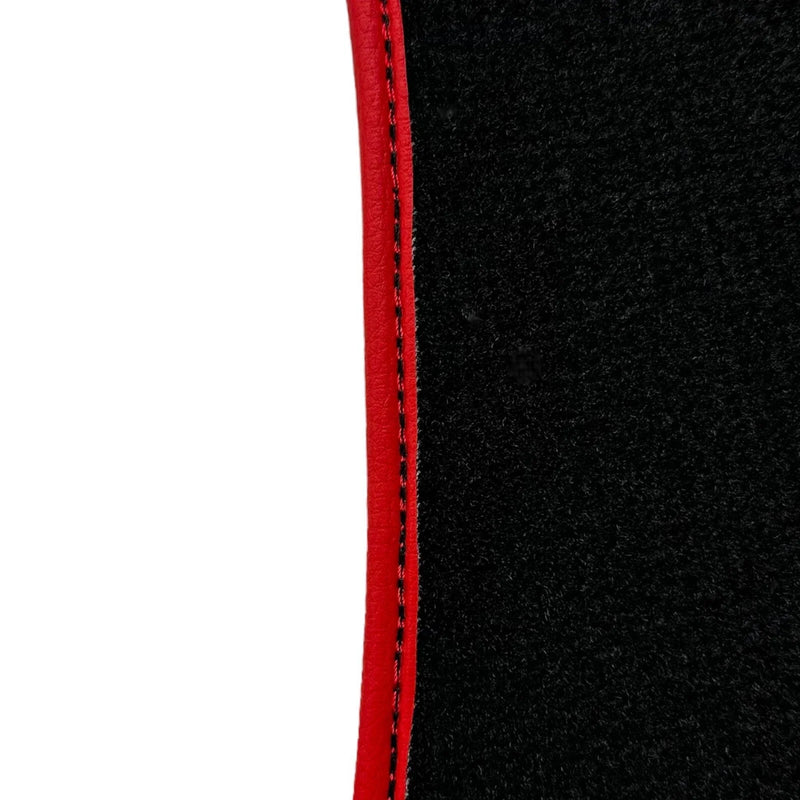 Ferrari Roma with Leather & Red Trim Black Floor Mats