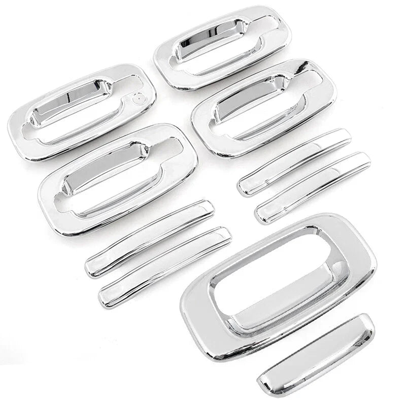 Chevy Silverado GMC Sierra Chrome 4Dr Handle & Tailgate Covers (1999-2006)