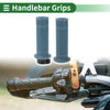Make Model 25mm Motorcycle Hand Grips Handlebar Grips TPU Gray Blue