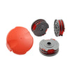 Flymo FLY021 3 x Strimmer Double Autofeed Spools w/ Covers