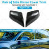 Tesla Model S Carbon Fiber Wing Side Mirror Covers (2012-2023)