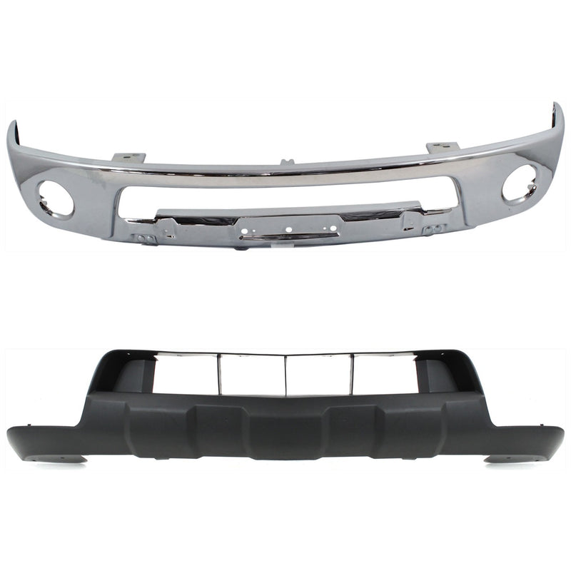 Bumper Face Bars Front Lower for Nissan Frontier 2005-2017