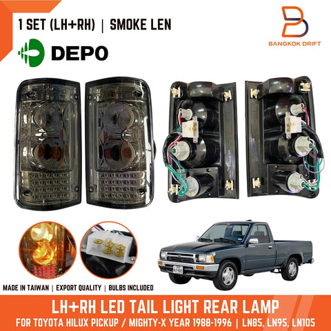 Toyota Hilux Ute DEPO  Smoke LED Taillights (1988-1997)