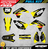 Suzuki RMZ 250 Decals Stickers Custom Graphic Kit (2001-2019)