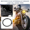 Brake Line 10mm Motorcycle Hydraulic Oil Hose Pipe Stainless Steel Black