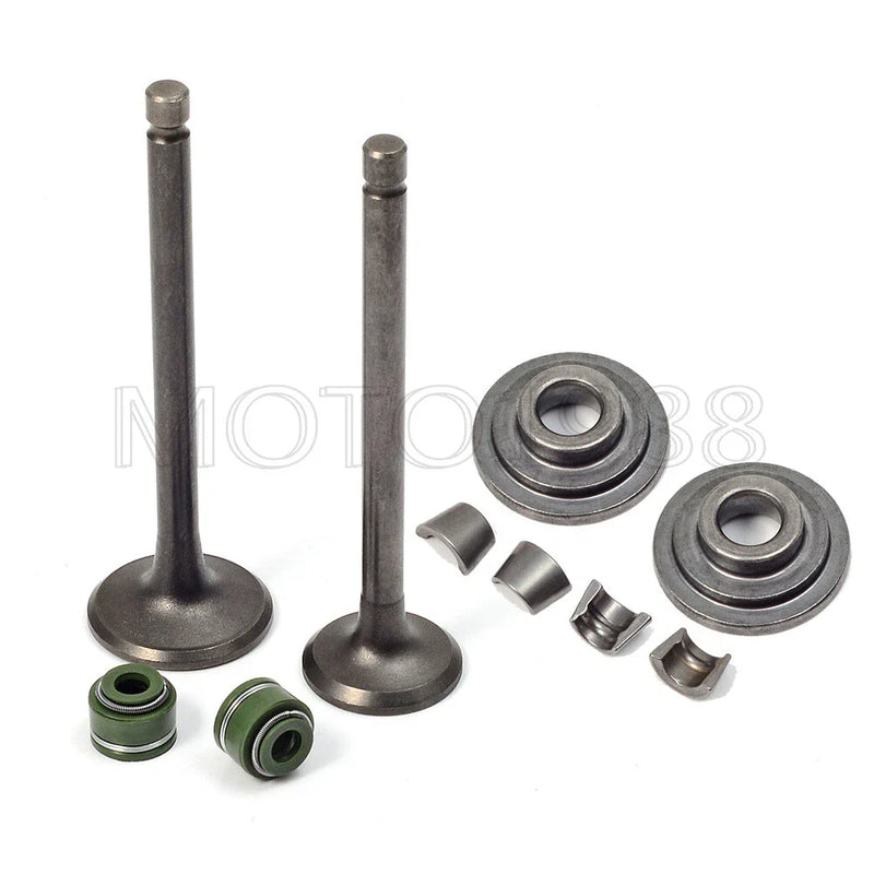 Honda XR75 / 80 / 100 / 80R Intake Exhaust Valves with Seals Spring (1975–1999)