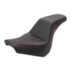 Harley Softail Standard Seat Pillion 18-25 Black Red (2018 - 2025)