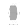 Kia Rio JB Front Disc Brake Pads Set (2005 - 2011)