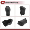 Nissan Maxima (2016-2023) Black Gray Faux Leather Car Gear Shift Knob Cover