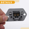 1 x HVAC Blower Motor Resistor Plastic Metal