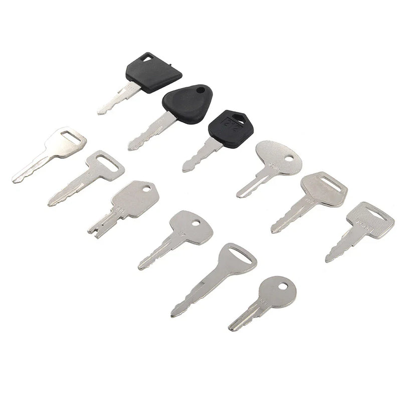 JCB, Volvo, Yale, Caterpillar 12 x Forklift Ignition Keys Set