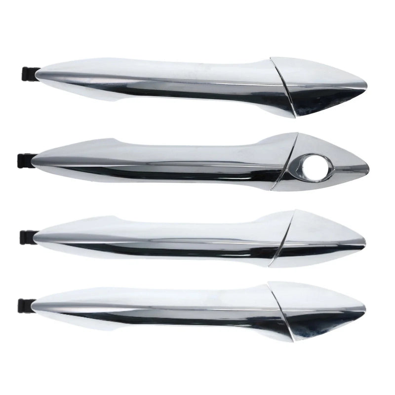 Hyundai i30 GD 4 pc Front Rear Left & Right Door Handle Outer Chrome (2012–2017)