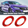 Honda Civic Red Door Audio Speaker Ring Covers (2016-2021)