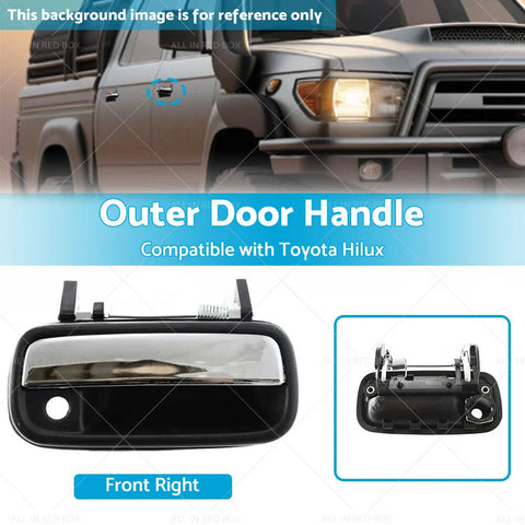 Toyota Hilux Chrome Front Right Outer Door Handle (1988-1997)