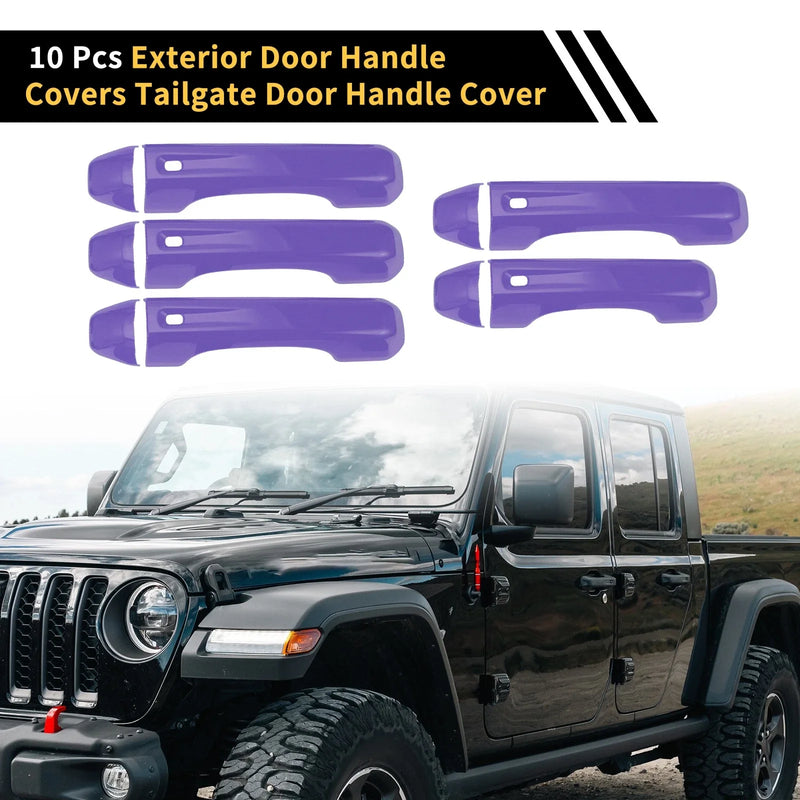 Jeep Wrangler JL JLU Set of 2 Door Tailgate Handle Covers (2018-2022)