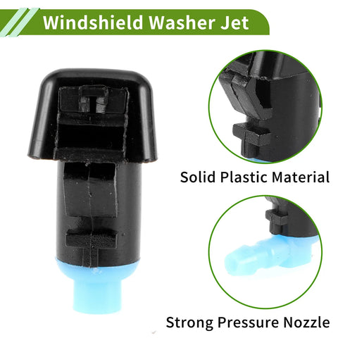 Jeep 1 Set Windshield Washer Nozzle with Hose Connector