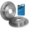 Falcon AU Series Rear Slotted Disc Rotors + Brake Pads (2000-2002)