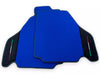 Ferrari F430 2004-2009 Carpet & Alcantara Leather Blue Floor Mats