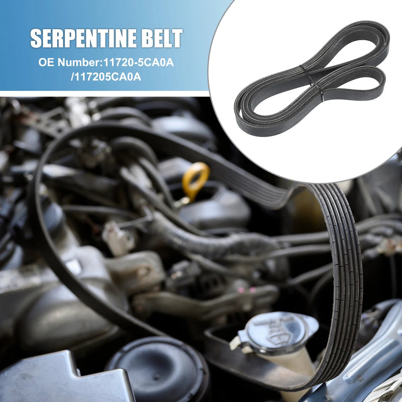 Infiniti Q50 3.0L V6 Serpentine Belt V-Ribbed