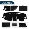 Toyota RAV4 2019-2024 Black 1 Set Dashboard Cover Mat
