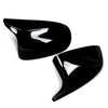 BMW X5 X4 X3 Gloss Black Snap-On Side Mirror Cover Cap (2014–2018)