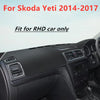 Skoda Yeti RHD Leather Dashboard Dash Protector Pad Mat Cover (2014–2017)