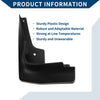 Mercedes-Benz GLC 300L Mud Flaps Splash Guards Set (2020-2022)