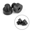 Yamaha MT09 MT10 XSR900 XSR700 Mirror Thread Cover Caps Black (2014-2023)