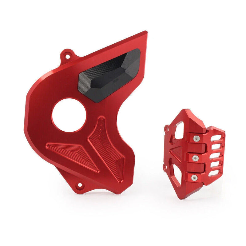 Honda CB650F (2014-2019) Red CNC Front Sprocket Chain Cover Guard