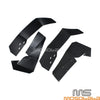 Polaris RZR-S 1000, RZR S 900 Black Fender Flares Mud Flaps (2015-2017)