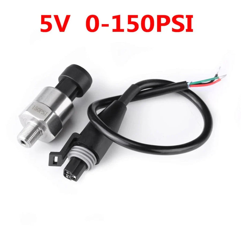Oil Fuel Stainless Steel Pressure Sender Gauge 0-150 PSI