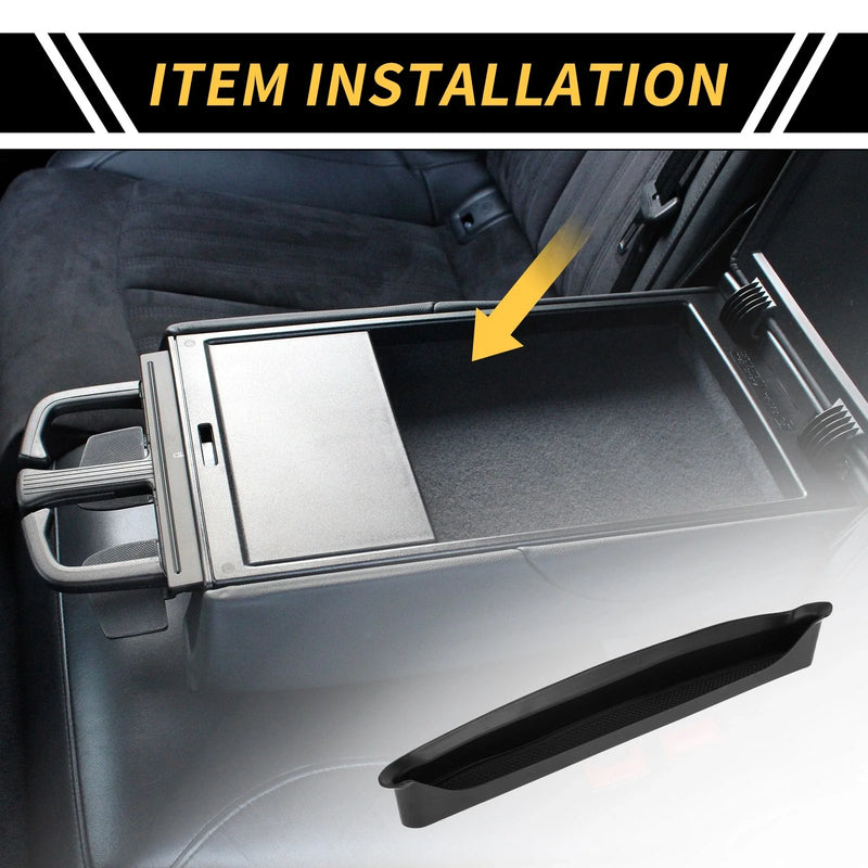 Jeep Wrangler JL JLU (2018-2023) Black Passenger Storage Tray Organizer
