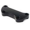 Harley Dyna Softail Sportster Black Smooth Handlebar Riser Top Clamp