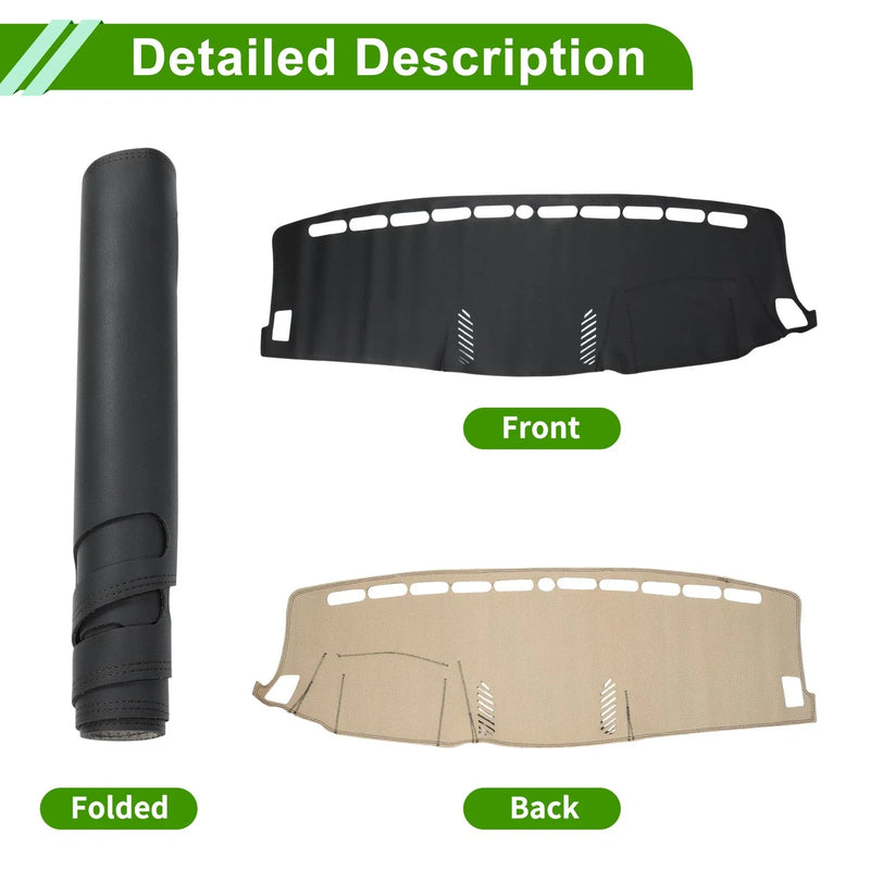 Ford Ranger (2018-2021) Black Dashboard Cover Mat
