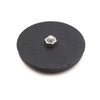8pcs 6mm Dia Orange Plastic Screw Mount Reflective Motorcycle Warning Reflector